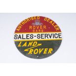 A Landrover authorised dealer sales-ser