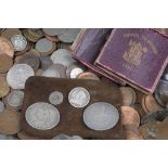 A collection of coins To include a Queen Victoria silver crown,