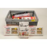 A quantity boxed Preiser model vehicles To include fire engine, showman's type wagon,