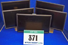 5: DELL 24" Wide/Flat Screen Displays on Swivelling & Rotating Rise & Fall Stands