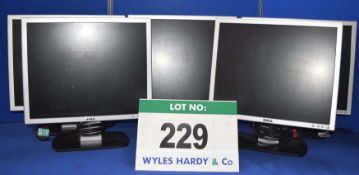 5: DELL 20" Wide/Flat Screen Displays