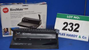 GBC BindMate Comb Binding Machine & 4-Hole Punch (Boxed)