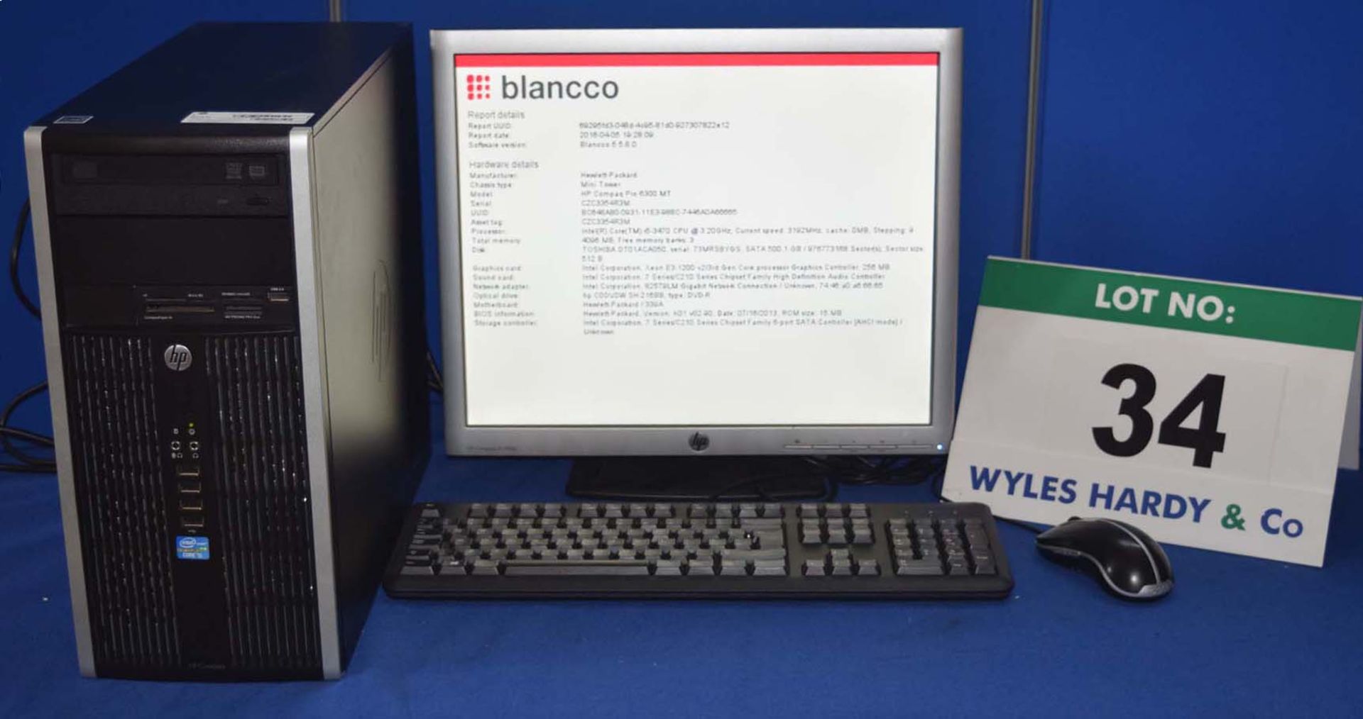 HEWLETT PACKARD Compaq Intel Core i5 3.2GHZ Quad Core Mini Tower Personal Computer with 500GB Hard