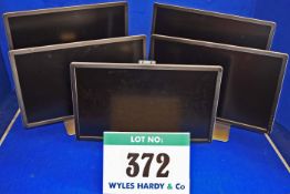 5: DELL 24" Wide/Flat Screen Displays on Swivelling & Rotating Rise & Fall Stands