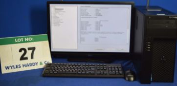 DELL PRECISION T1700 Intel Core i7 3.4GHz Mini Tower Personal Computer, Serial No: B44HD22 with