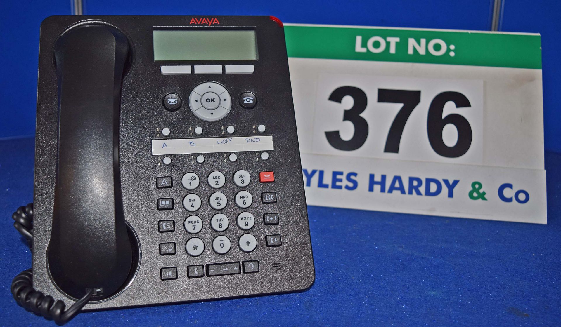 15: AVAYA model 1608-1 IP Display Telephone Handsets (Representative Photo)