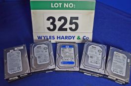 9: Various 500GB Hard Disc Drives