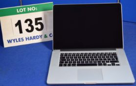 APPLE MacBook Pro Retina 15" 10.1 Intel Dual Core i7 2.3GHZ Laptop Computer with 256GB Hard Disc