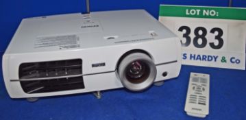 EPSON EH-TW3200 HDMI Data Projector (Recorded Lamp Hours = 259) Complete With Hand Held Remote