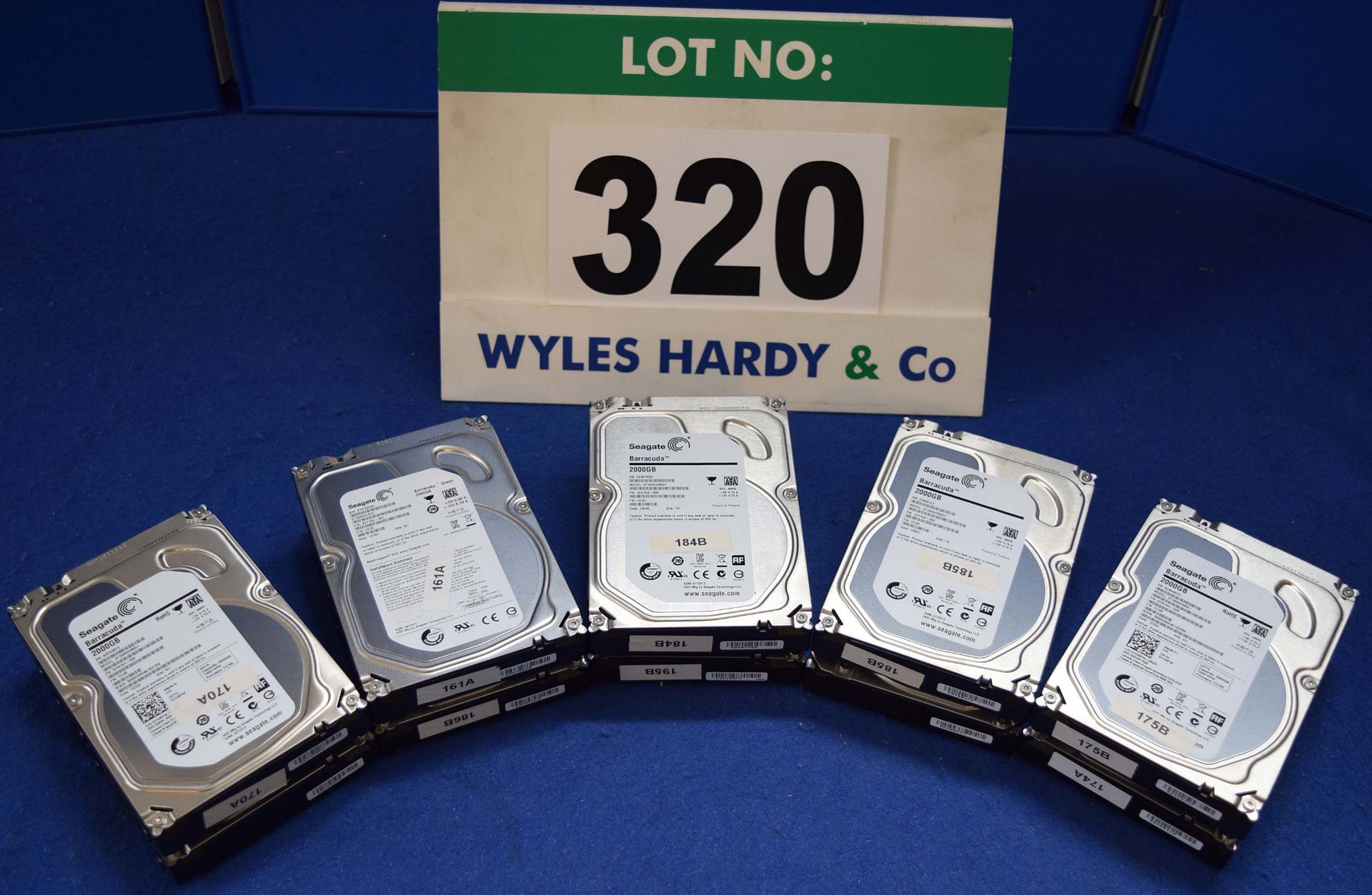 10: Various 2.0TB Hard Disc Drives