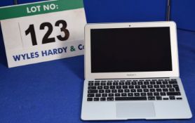 APPLE MacBook Air 5.1 11" Intel Core i5 Dual Core 1.7GHZ Laptop Computer with Fitted 128GB Hard Disc