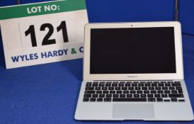 APPLE MacBook Air 5.1 11" Intel Core i5 Dual Core 1.7GHZ Laptop Computer with Fitted 128GB Hard Disc