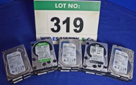 10: Various 2.0TB Hard Disc Drives