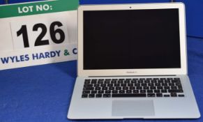 APPLE MacBook Air 5.2 13" Intel Core i5 Dual Core 1.8GHZ Laptop Computer with Fitted 128GB Hard Disc