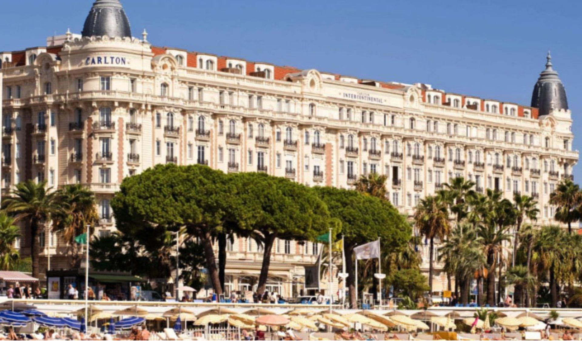 Two nights in Cannes staying at the 5* InterContinental Carlton Hotel. This historic Belle Epoque