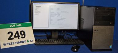 A DELL OptiPlex 3020 INTEL Core i3 3.4Ghz Minitower Personal Computer with 500GB Hard Disc Drive,