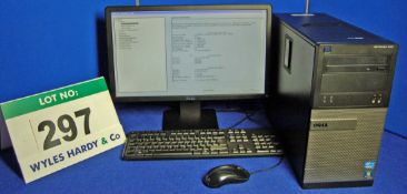 A DELL OptiPlex 390 INTEL Core i5 3.1Ghz Minitower Personal Computer with 250GB Hard Disc Drive, 4.