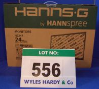 A HANNS-G 24 inch LCD Monitor (Boxed & Unused)