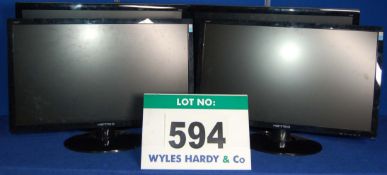 Two HANNS-G & Three BENQ 24 inch Wide/Flat Screen HD Displays