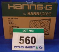 A HANNS-G 24 inch LCD Monitor (Boxed & Unused)