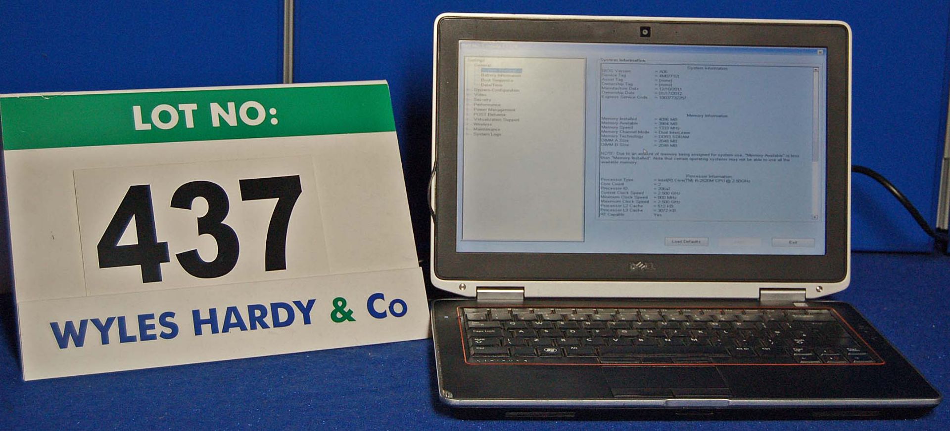A DELL Latitude E6320 INTEL Core i5 2.5Ghz Laptop Personal Computer with 320GB Hard Dsic Drive, 4.