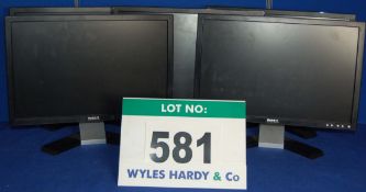 Five DELL 19 inch Wide/Flat Screen HD Displays with DTi Connection on Anglepoise Stand