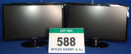 Five HANNS-G 24 inch Wide/Flat Screen HD Displays