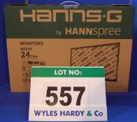 A HANNS-G 24 inch LCD Monitor (Boxed & Unused)