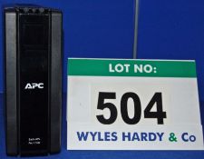 An APC Back-UPS Pro 1500 Free Standing 10-Way Uninterruptible Power Supply