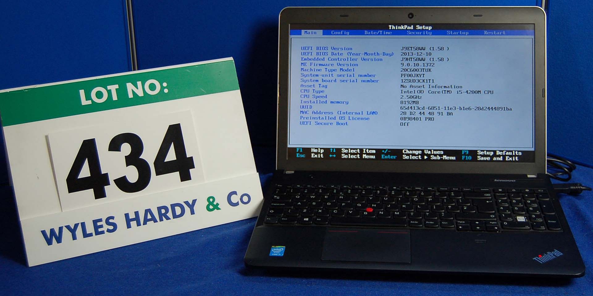A LENOVO ThinkPad Edge E540 INTEL Core i5 2.5Ghz Laptop Personal Computer with 500GB Hard Disc