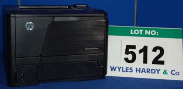 A HEWLETT PACKARD LaserJet Pro 400 M401a Single Bin A4 Monochrome Laser Printer