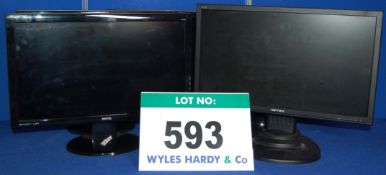 Four BENQ & One HANNS-G 22 inch Wide/Flat Screen HD Displays