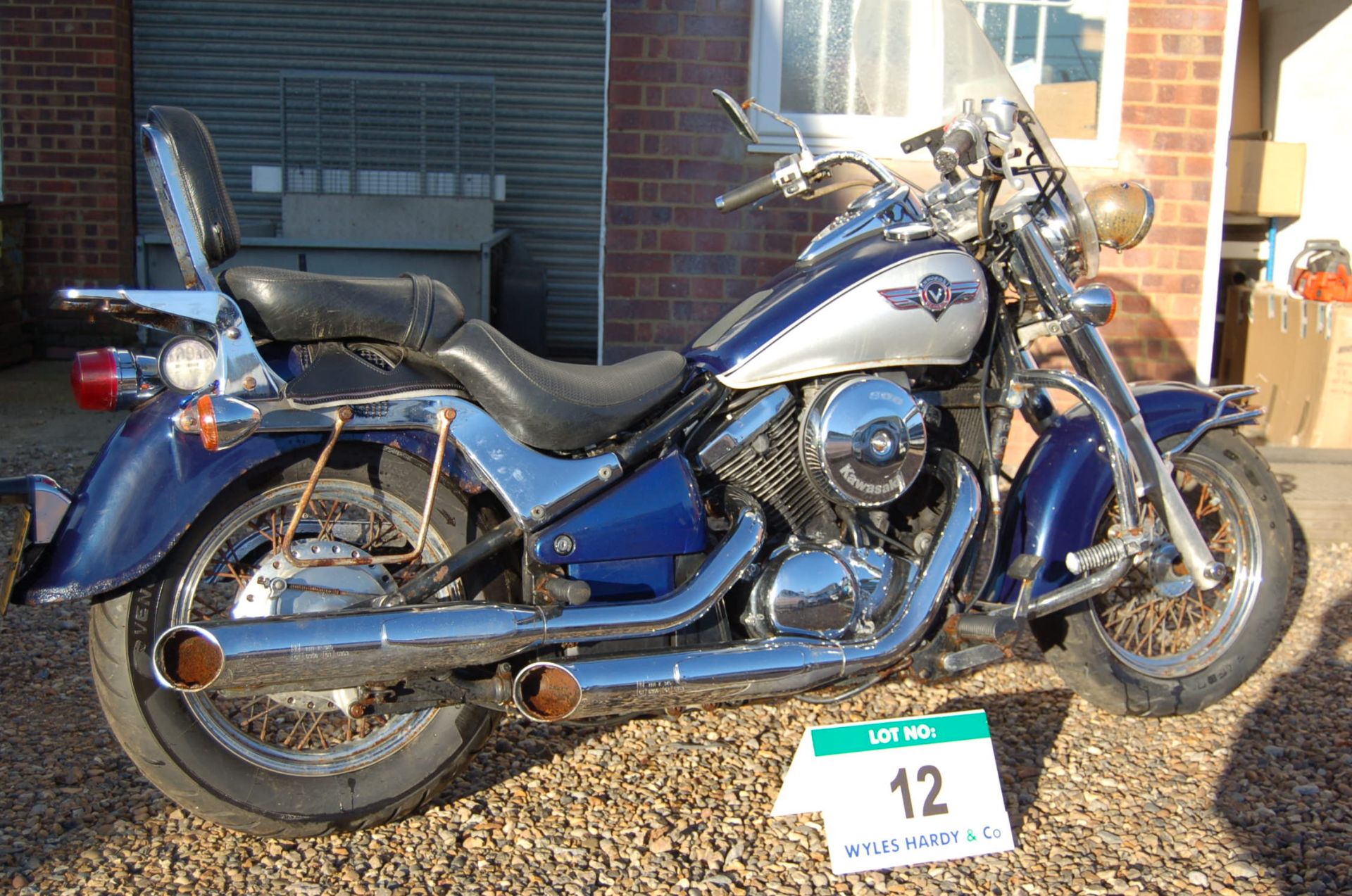 A 1997 KAWASAKI VN800 Classic 805cc V-Twin 8-Valve Cruiser Style Motorcycle, Registration No. P789 V
