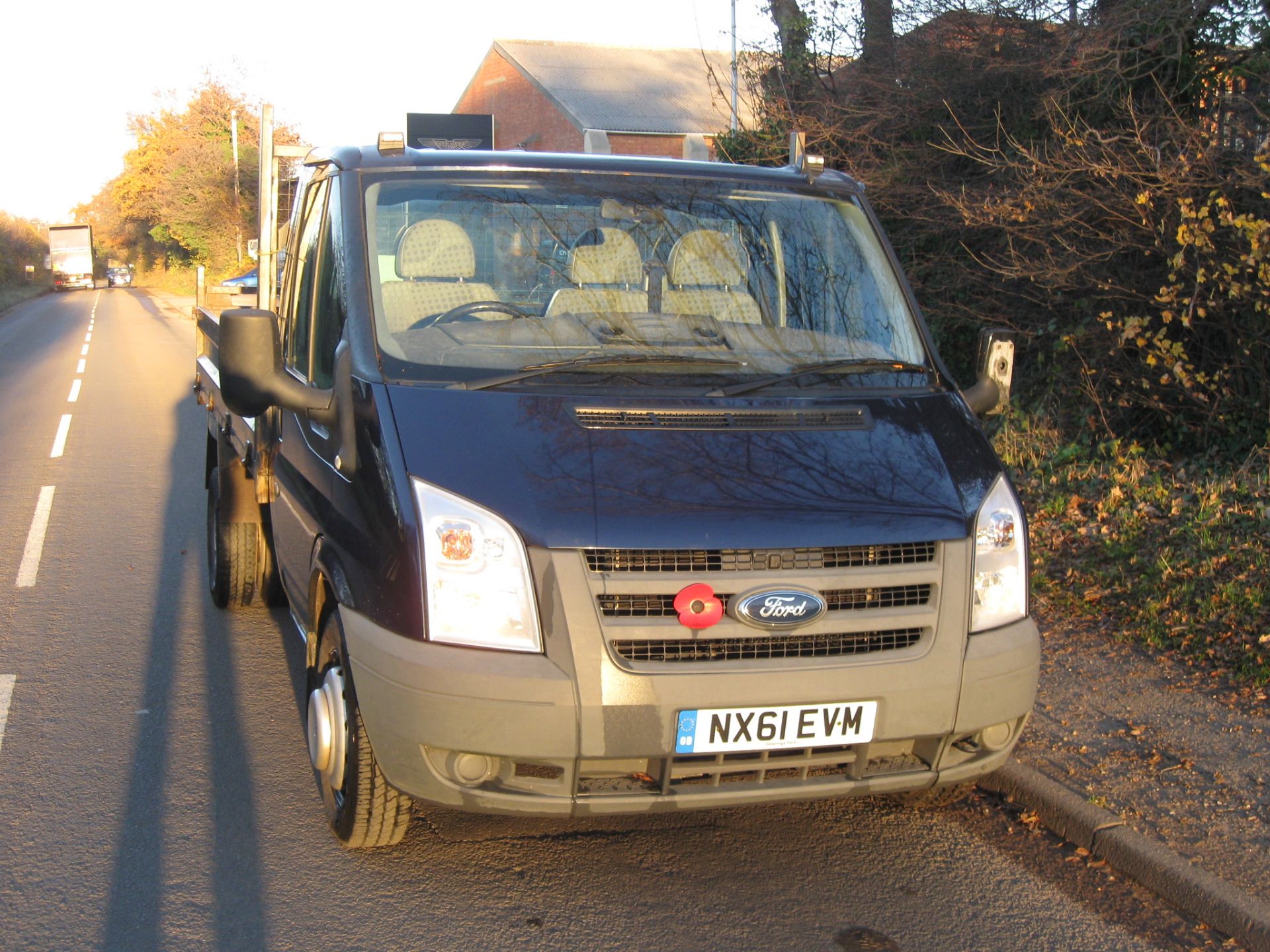 A 2011 FORD Transit 350 2.4D 3500Kg capacity Steel Bodied Tipper, Registration No. NX61 EVM, First