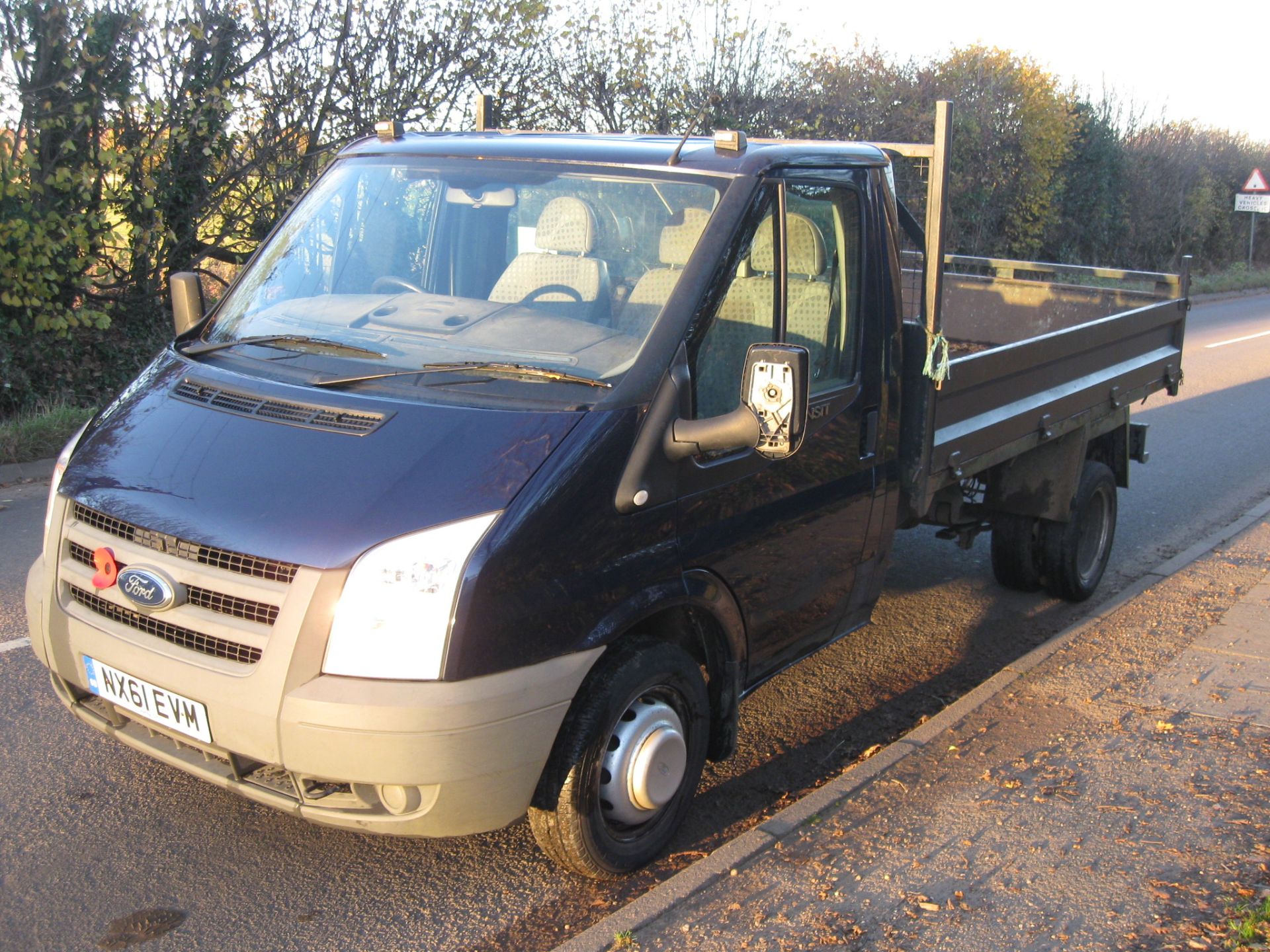 A 2011 FORD Transit 350 2.4D 3500Kg capacity Steel Bodied Tipper, Registration No. NX61 EVM, First - Image 2 of 7