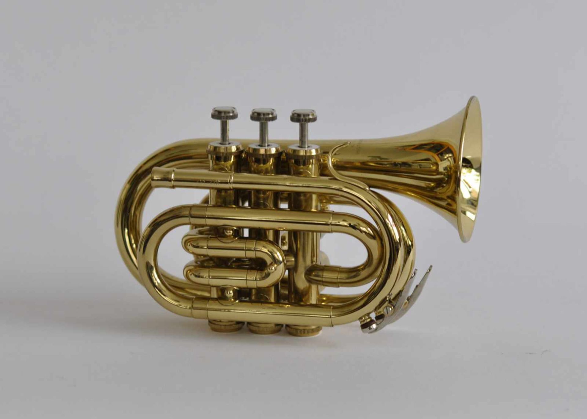 TASCHENTROMPETE, Jupiter K.H.S. Musical Instruments & Co, Modell SPT-416, num. 858796, ohne