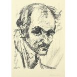 MARCUS, Kaete Ephraim, "Portrait", Original-Lithografie, 36 x 25, handsigniert, 1955