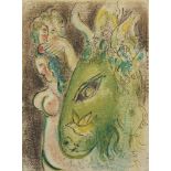 CHAGALL, Marc, "Der grüne Esel", Original-Farblithografie, 35,5 x 26,5, aus: Verve 37/38, Bibel