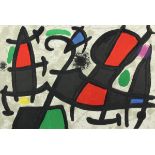 MIRÓ, Joan, "o.T.", Original-Lithografie, 38 x 53, R.