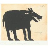 WAYDELICH, Raymond, "Afrika", Original-Radierung, 20 x 25, nummeriert 32/45, handsigniert, 1997