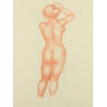 MAILLOL, Aristide, "Rückenakt", Lithografie, ca. 34 x 17, stempelsigniert, unten ausführlich bez. "