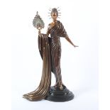 ERTÉ, "Aphrodite", Bronze, patiniert, H 46, nummeriert 159/375, signiert, 1986, Fine Art