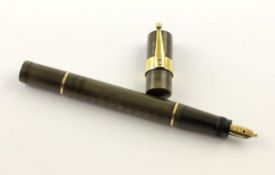 FÜLLFEDERHALTER, Feder aus 18ct Gold, L 13, GRAND AIGLE, PSF, Le Stylo National