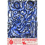 PENCK, A.R., Plakat, Siebdruck, 88 x 66, 1993, handsigniert, min.läs.