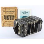 BANDONEON, Balg und Tontastatur in gutem Zustand, Hersteller Ela, für Hohner, 1920er Jahre,