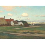 KAMPFF, Eugen (1861-1933), "Flandrisches Dorf", Öl/Lwd., 53 x 71, doubliert, unten rechts