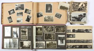 AUS DEM NACHLASS EINES FLIEGERS der Wehrmacht, zwei Alben und zahlreiche weitere Fotos