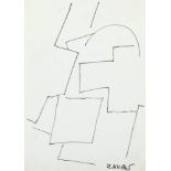 ZANGS, Herbert, "o.T.", Zeichnung/Karton, 42,5 x 30, handsigniert