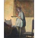 VERMEER, Jan (1632-1675), Kopie des 19.Jh. nach, "Die Briefleserin", Öl/Lwd., 51 x 41,