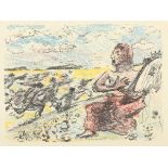 CORINTH, Lovis, "Der Dichter", Original-Farblithografie, 15 x 21, Der Venuswagen, Gurlitt-Presse,